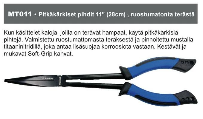 Mustad Pitkäkärkiset Pihdit 11″